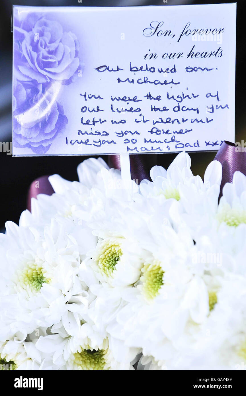 WO2 Michael Williams funerale Foto Stock