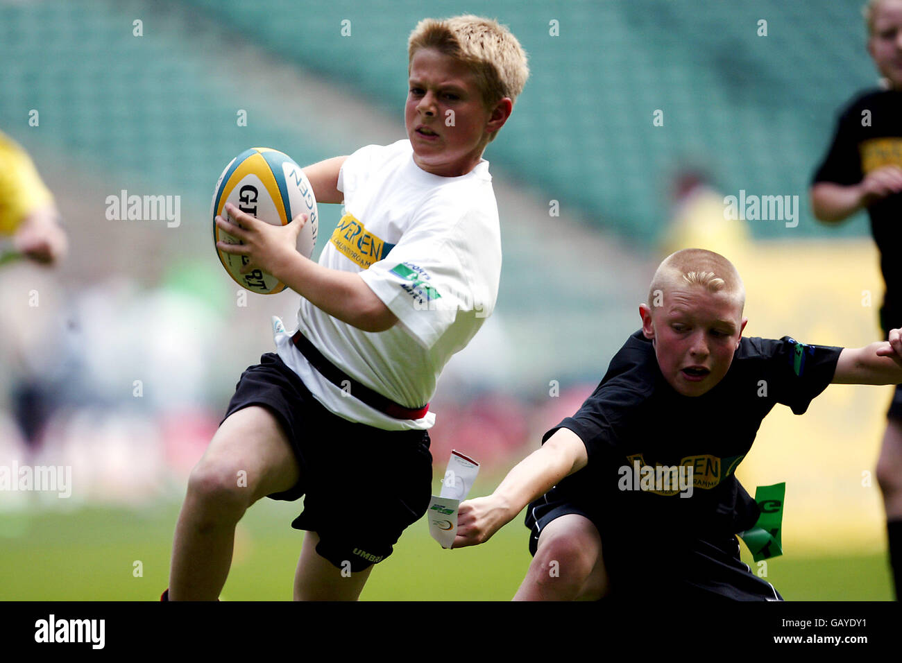 Rugby Union - Zurich Premiership - finale - Gloucester contro London Wasps. Rugby bambini Foto Stock