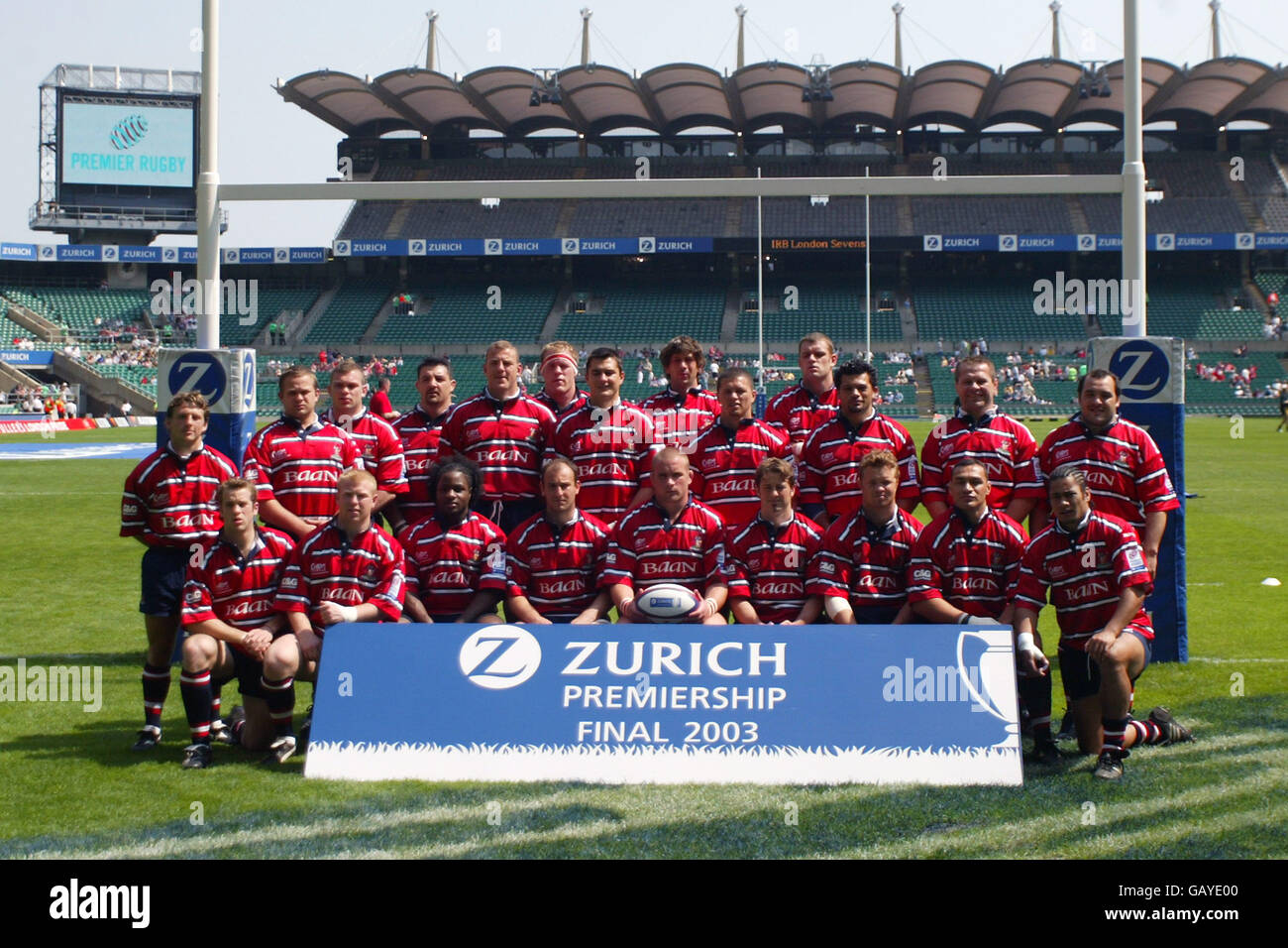 Rugby Union - Zurigo Premiership - finale - Gloucester contro London Wasps. Gruppo del team Gloucester Foto Stock