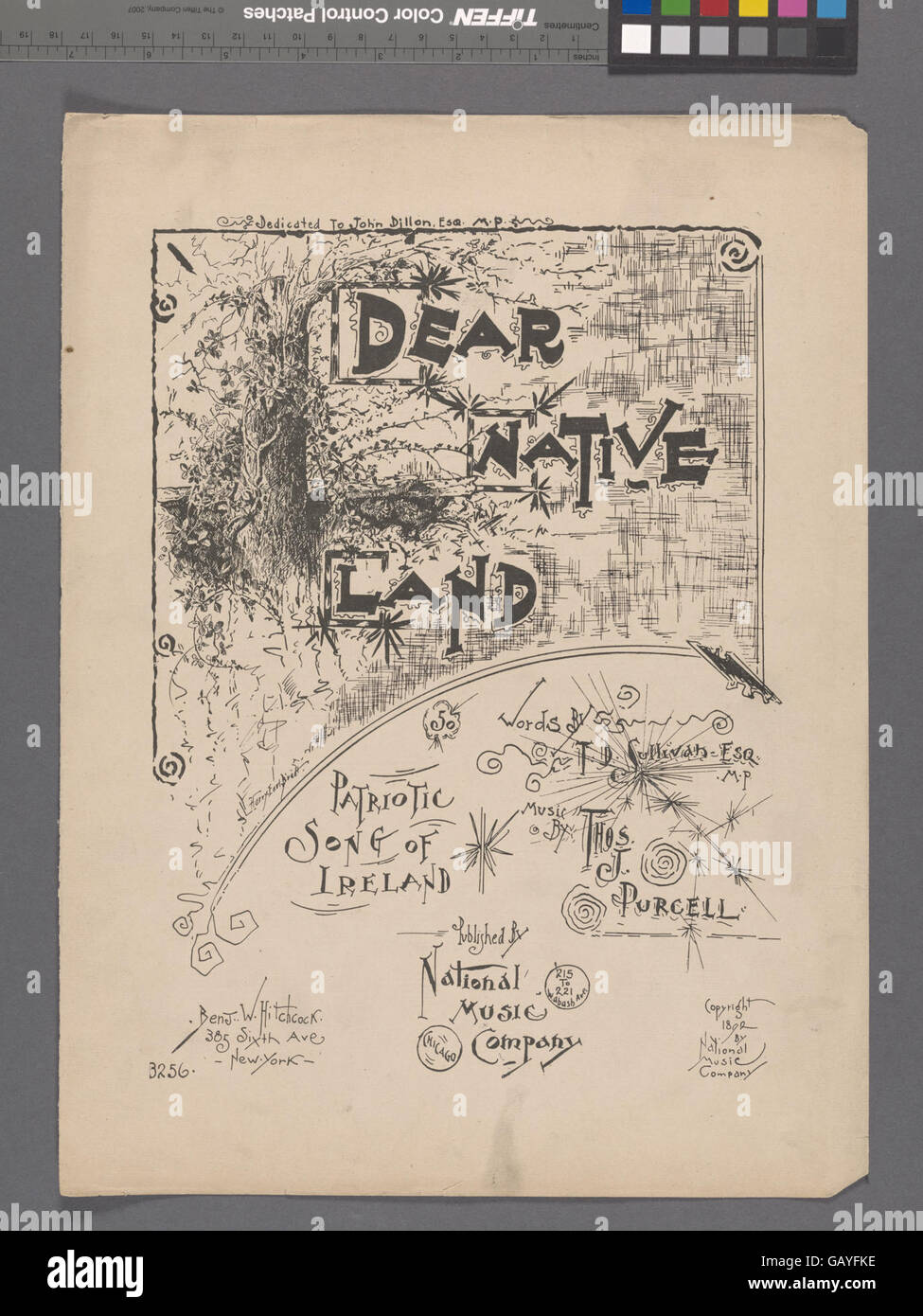 "Cara terra nativa" si riferisce ad un attaccamento sentimentale alla propria patria, evocando sentimenti di patriottismo, nostalgia e connessione emotiva al proprio luogo di origine. Foto Stock