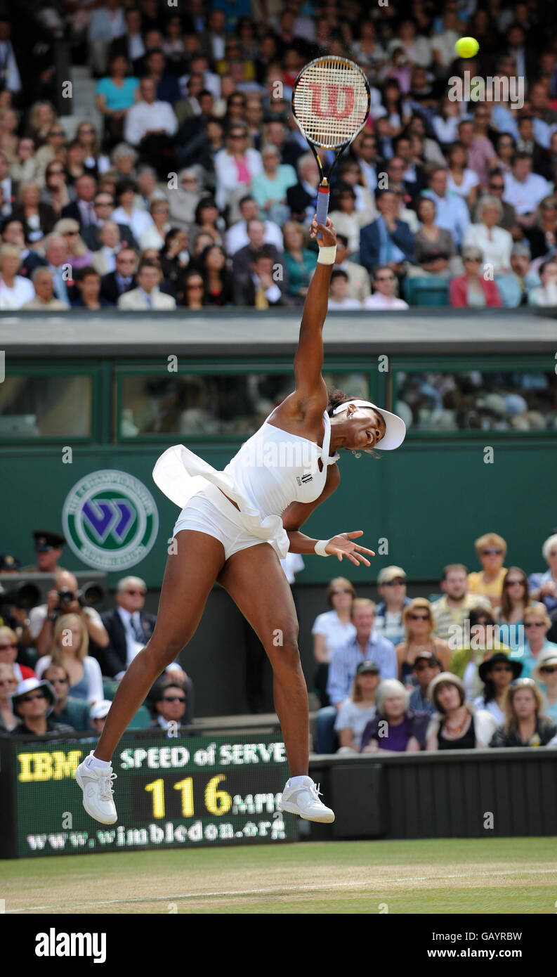 Tennis - campionati di Wimbledon 2008 - giorno dodici - di tutti i Club in Inghilterra Foto Stock