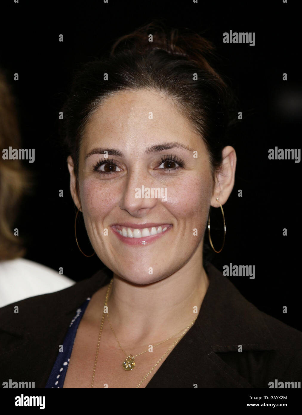 Attrice Ricki Lake (produttore esecutivo del film) dopo un NCT e IMA (Independent Midwives' Association) Proiezione ospitata del film 'The Business of Born' - che esamina la cultura delle nascite in America - per sensibilizzare l'importanza di una buona qualità di assistenza a guida di ostetrica e la campagna per salvare l'ostetrica indipendente nel Regno Unito, presso l'ICA nel centro di Londra. Foto Stock