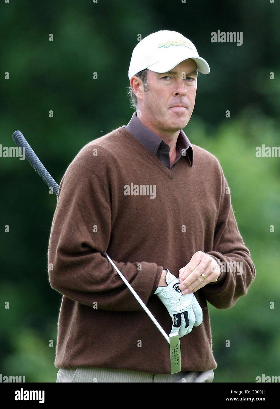 Richard Green il 2° durante il Barclays Scottish Open a Loch Lomond, Glasgow. Foto Stock