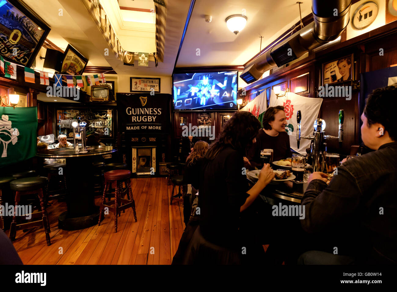 O'neills pub interno a Dublino Repubblica di Irlanda, Europa Foto Stock