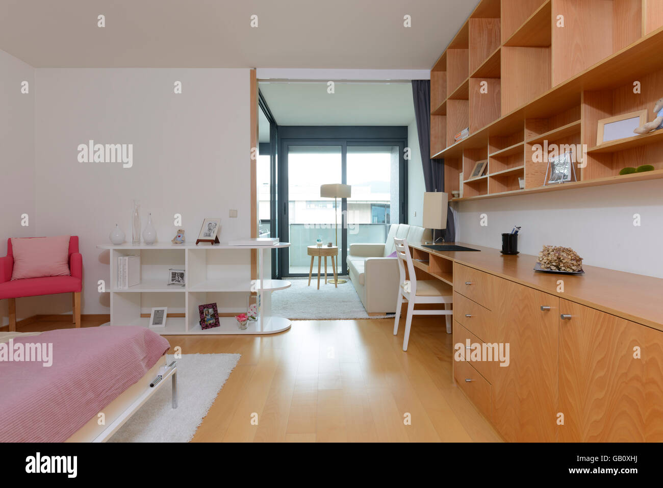 Piccolo appartamento studio Foto Stock