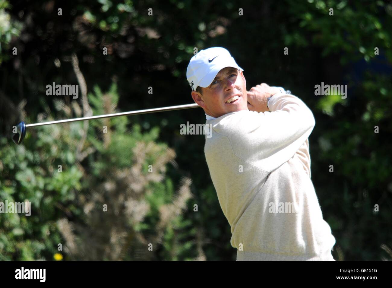 Golf - Open 2008 Championship - Day Four - Royal Birkdale Golf Club. Justin Leonard degli Stati Uniti Foto Stock