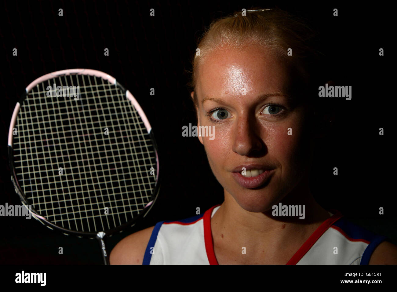 Gli emms di Gail della Gran Bretagna durante l'Olympic Team GB Media Day alla NIA di Birmingham. Foto Stock