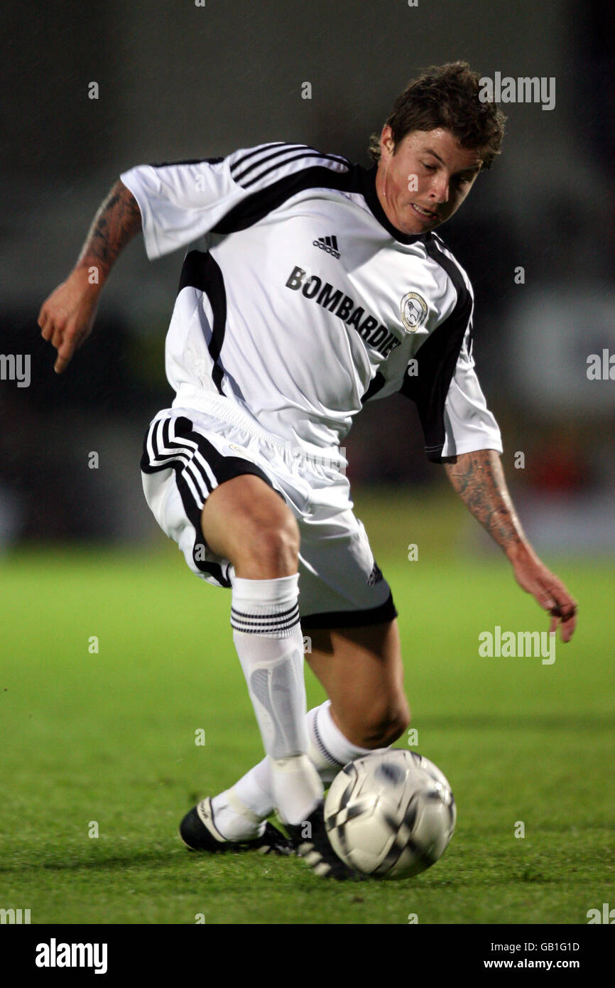 Calcio - amichevole - Burton Albion / Derby County - Pirelli Stadium. John Oster, contea di Derby Foto Stock