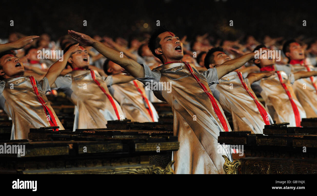 Olimpiadi - Giochi Olimpici di Pechino 2008 - Cerimonia di Apertura Foto Stock