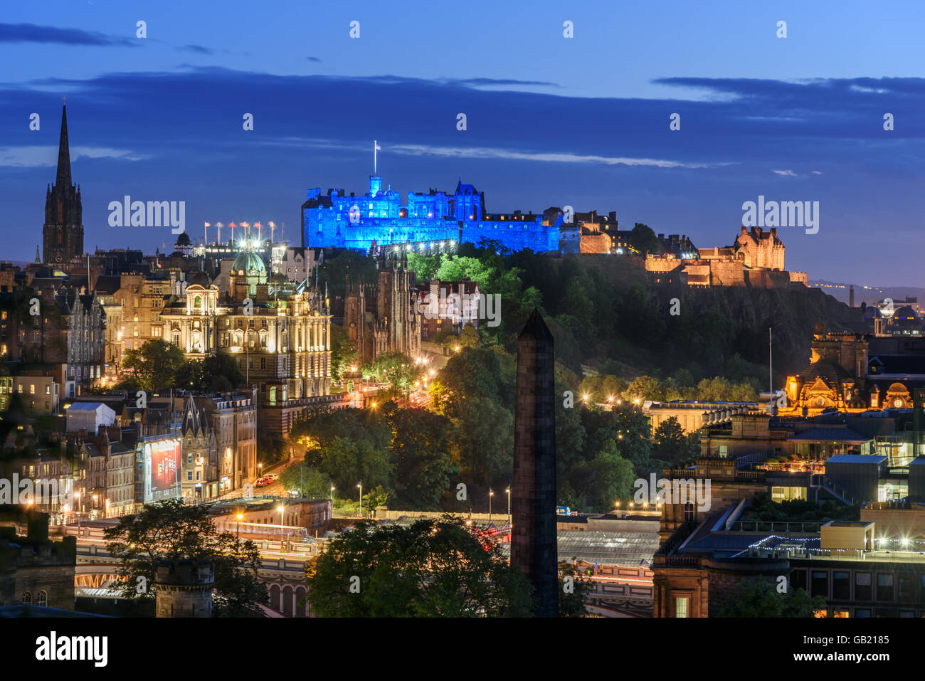 Edinburgh si trova nel cuore di Edimburgo e a sud est della Scozia Città Regione . Foto Stock