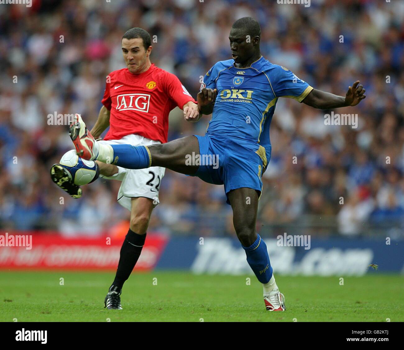 Calcio - protezione comunitaria - Portsmouth v Manchester United - Wembley Stadium Foto Stock