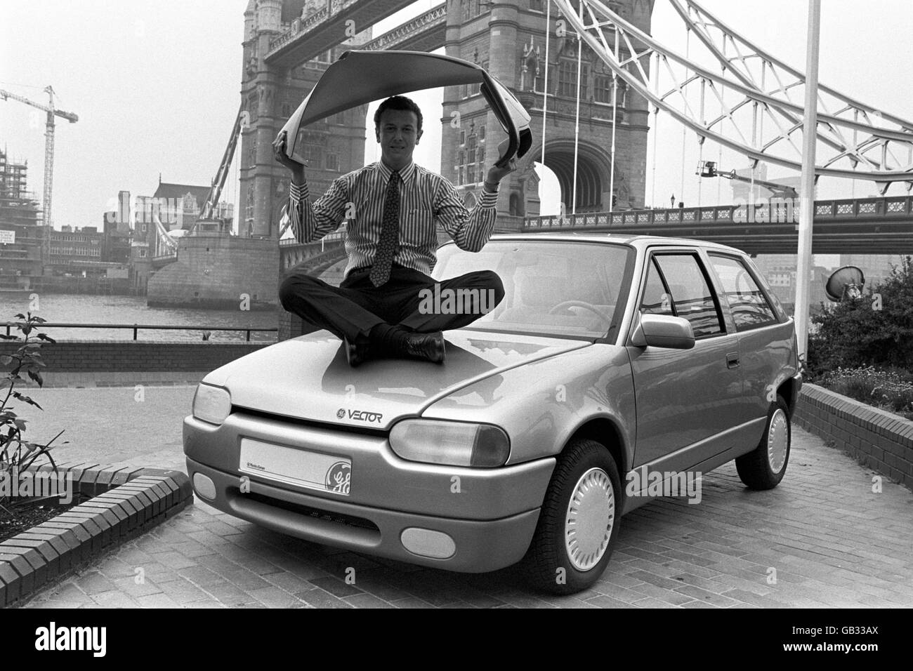 British Transport - Strada - Auto - prototipi - Londra - 1988 Foto Stock