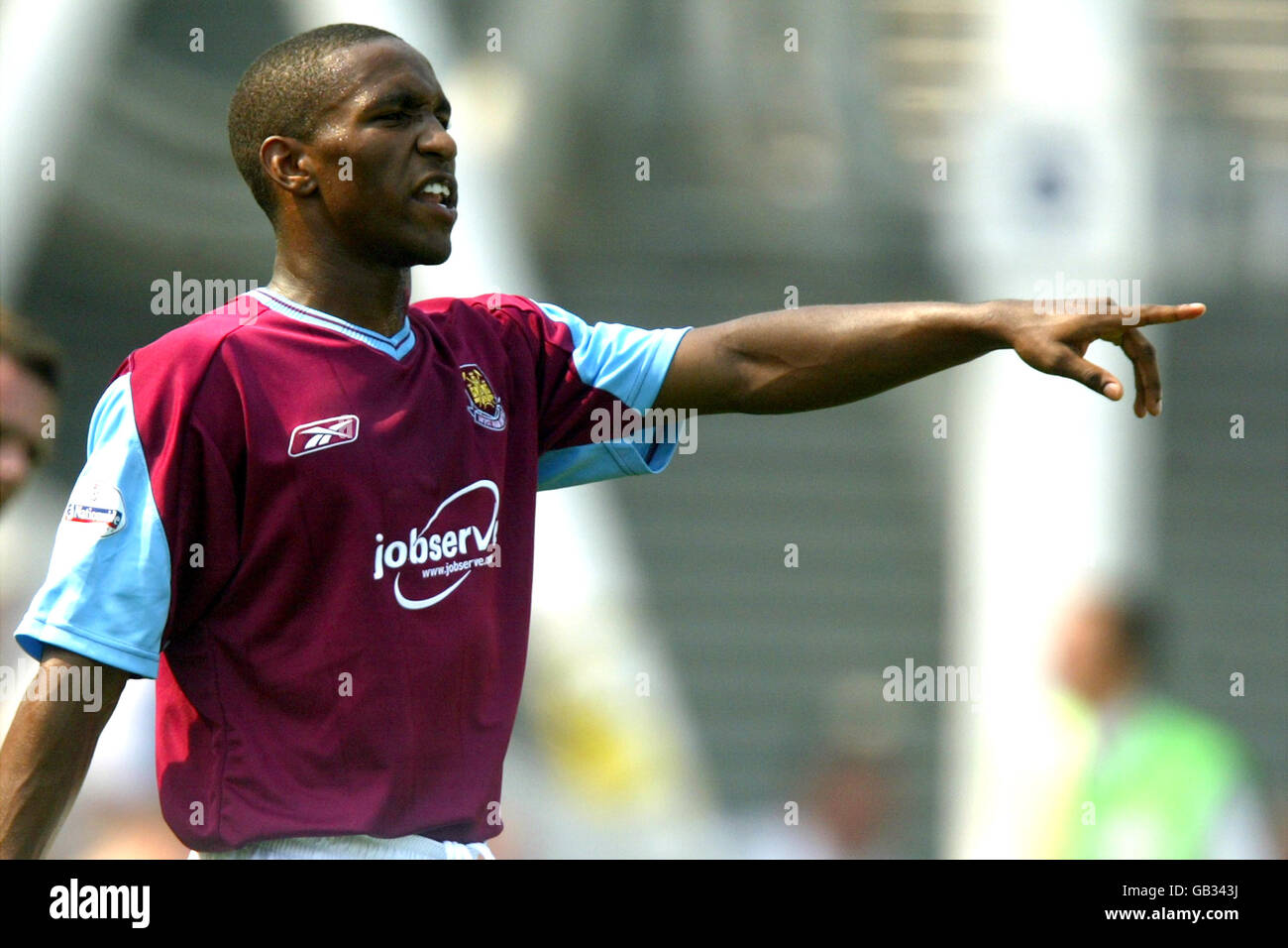 Calcio - Nationwide Division One - Preston North End / West Ham United. Jermain Defoe, West Ham United Foto Stock