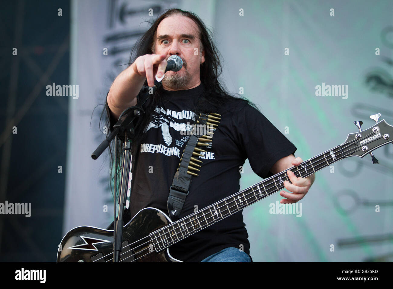 Milano,Italia il 4 luglio 2016 la carcassa si esibisce dal vivo al suono del mercato, Milano. © Davide Merli / Alamy Live News Foto Stock