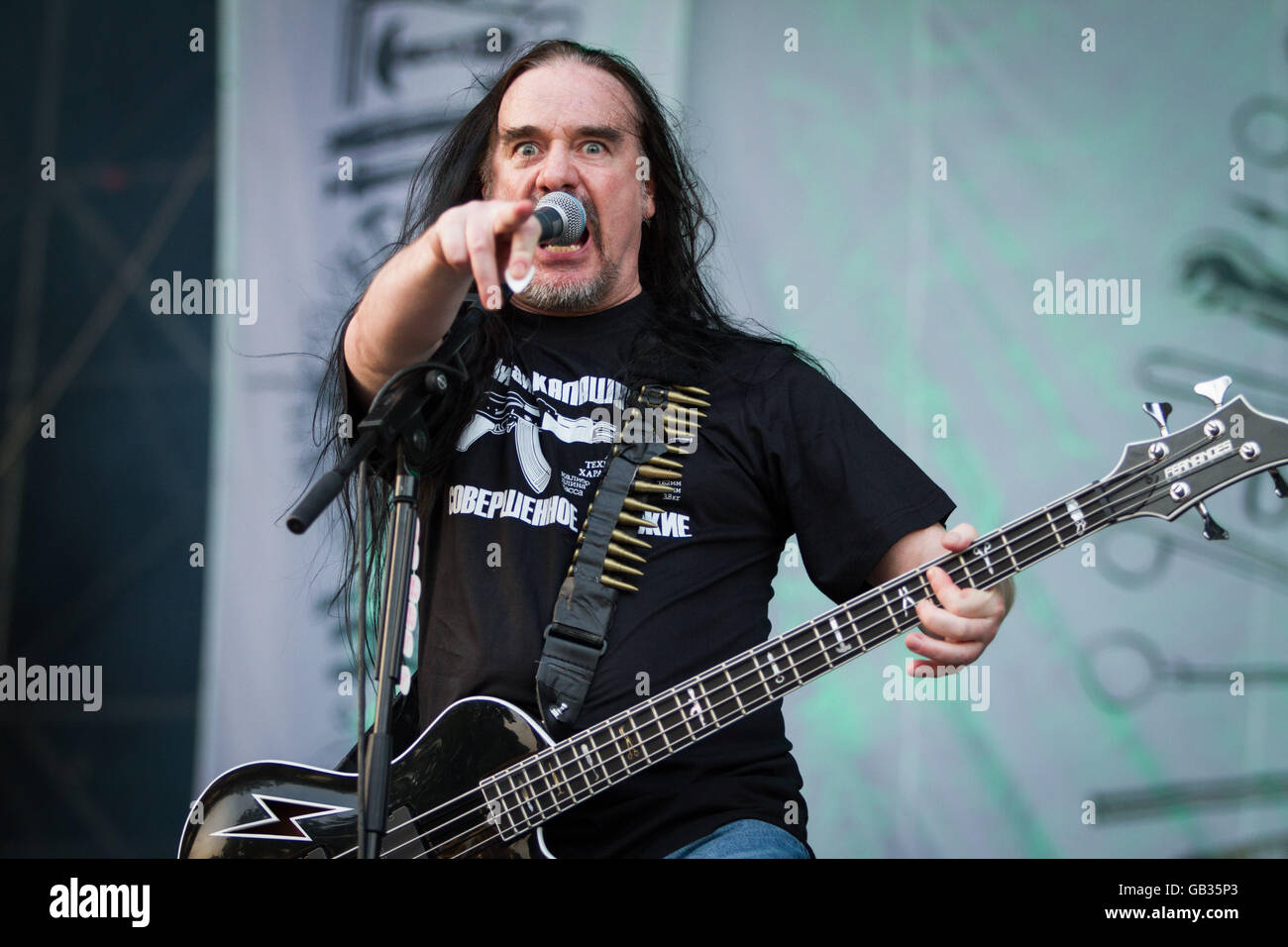 Milano,Italia il 4 luglio 2016 la carcassa si esibisce dal vivo al suono del mercato, Milano. © Davide Merli / Alamy Live News Foto Stock