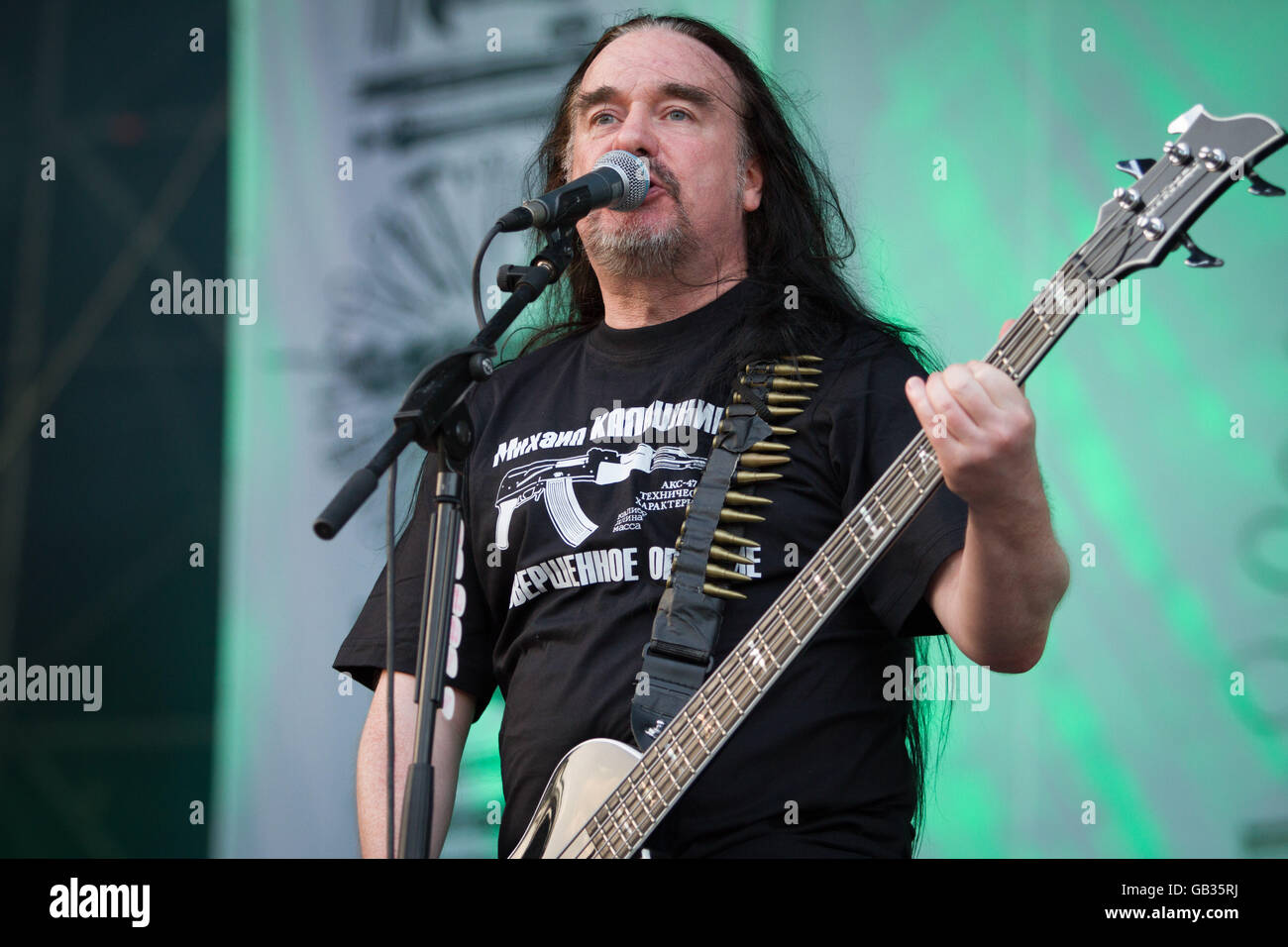 Milano,Italia il 4 luglio 2016 la carcassa si esibisce dal vivo al suono del mercato, Milano. © Davide Merli / Alamy Live News Foto Stock