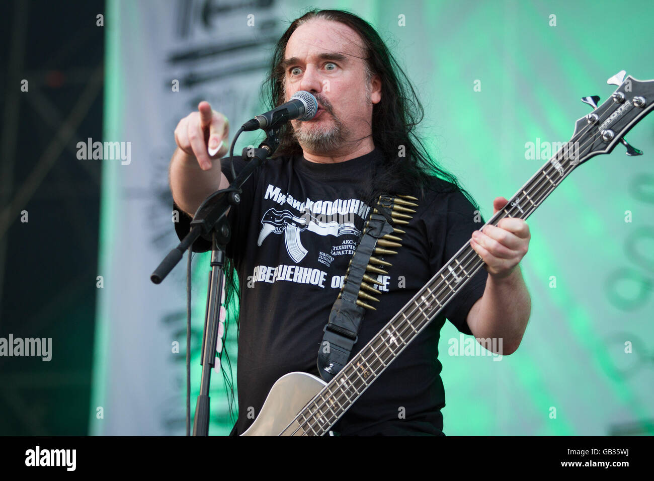 Milano,Italia il 4 luglio 2016 la carcassa si esibisce dal vivo al suono del mercato, Milano. © Davide Merli / Alamy Live News Foto Stock