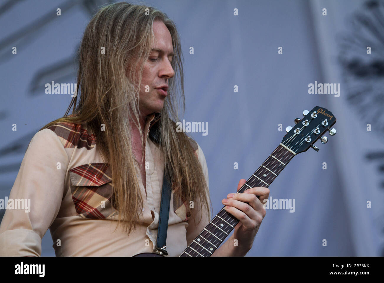 Milano,Italia il 4 luglio 2016 la carcassa si esibisce dal vivo al suono del mercato, Milano. © Davide Merli / Alamy Live News Foto Stock