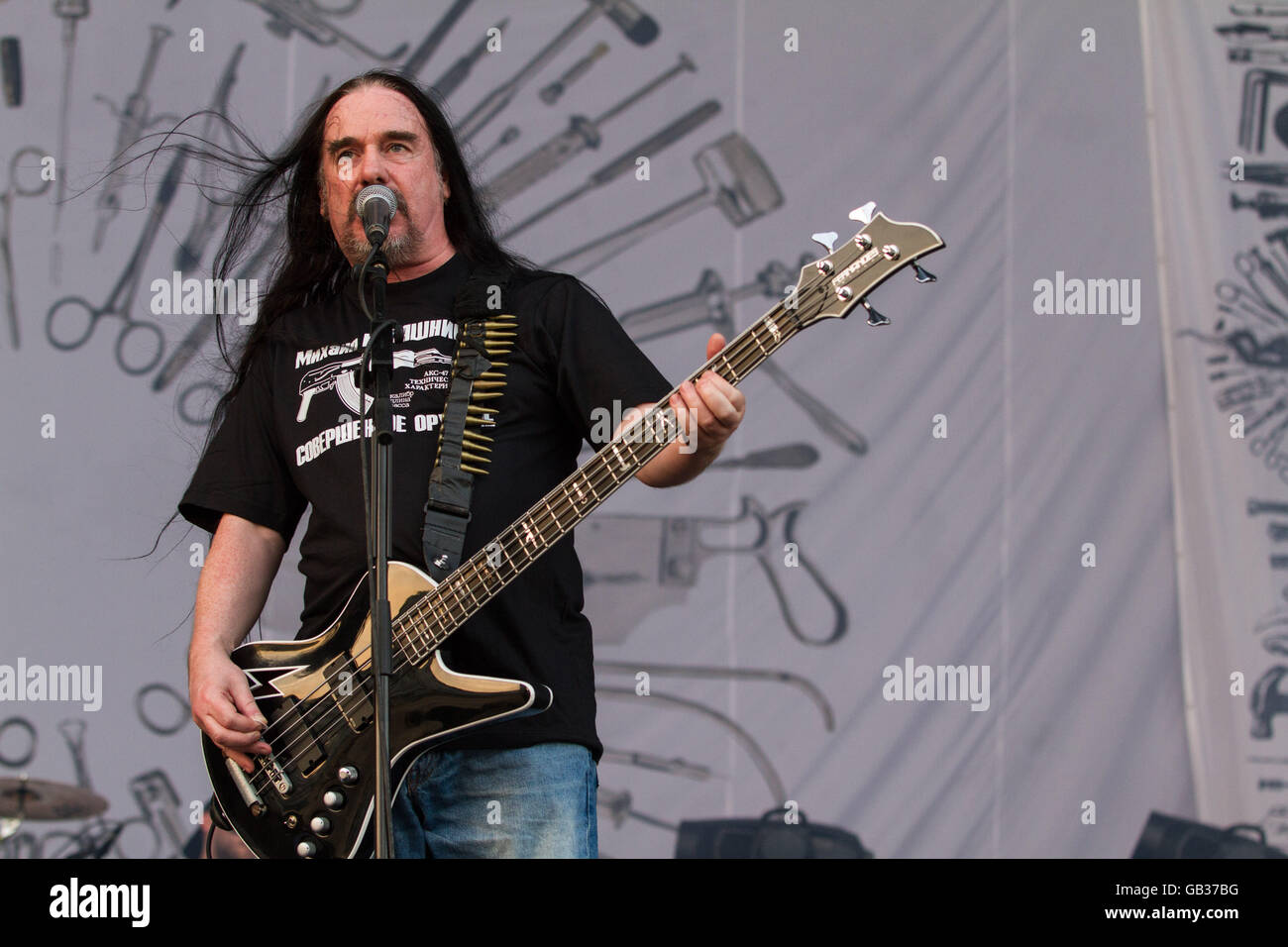 Milano,Italia il 4 luglio 2016 la carcassa si esibisce dal vivo al suono del mercato, Milano. © Davide Merli / Alamy Live News Foto Stock