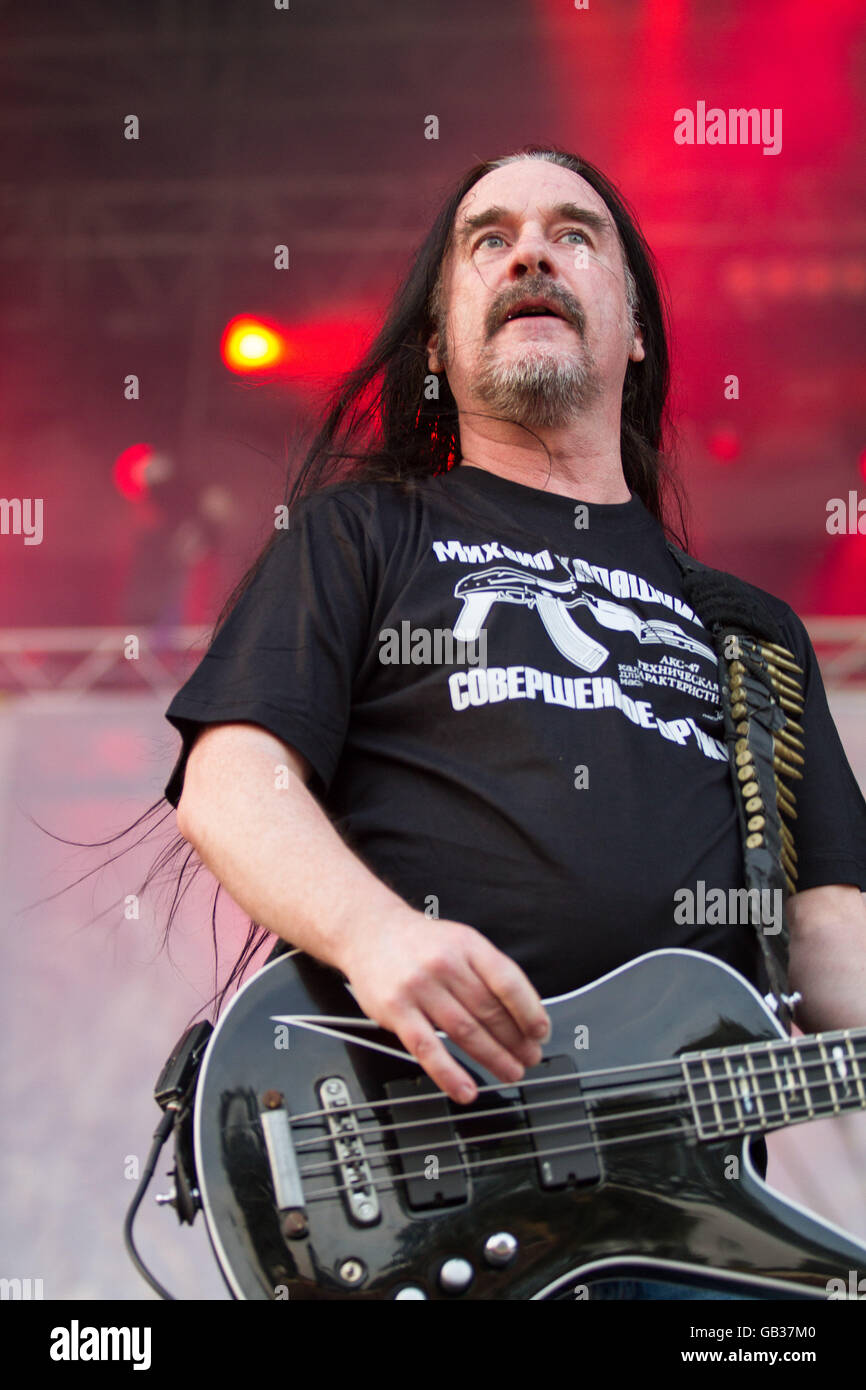 Milano,Italia il 4 luglio 2016 la carcassa si esibisce dal vivo al suono del mercato, Milano. © Davide Merli / Alamy Live News Foto Stock