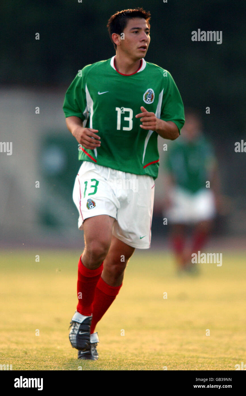 Calcio - Torneo di Tolone Under 21 - Messico / Polonia. Mario Virginio Ortiz Velazquez, Messico Foto Stock