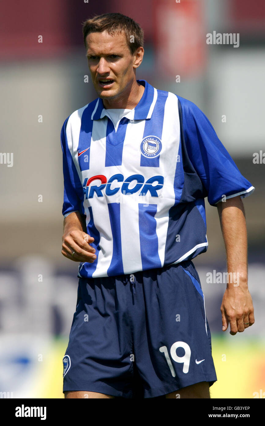 Calcio - Alpen Cup 2003 - SW Casino Bregenz contro Hertha Berlin SC. Andreas Schmidt, Hertha Berlin Foto Stock