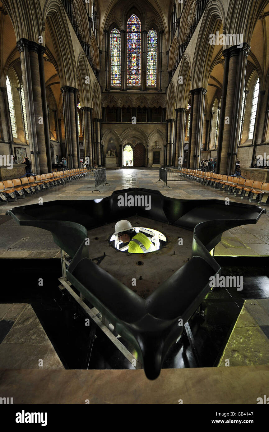 La Cattedrale di Salisbury Foto Stock