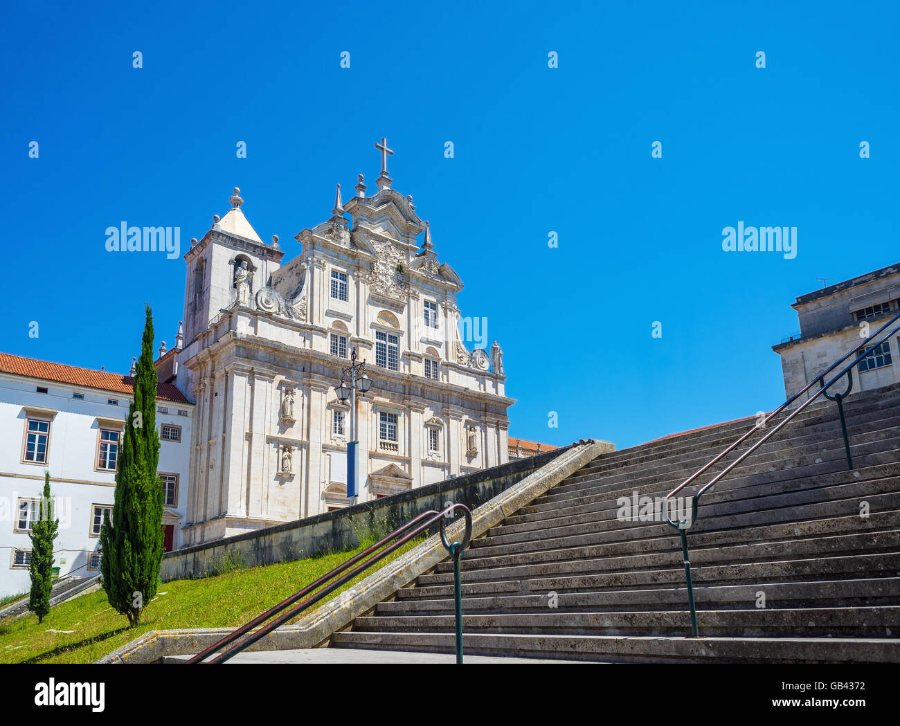 La nuova cattedrale, Se Nova o la Cattedrale del Santo Nome di Gesù è la attuale sede vescovile della città di Coimbra. Portogallo Foto Stock