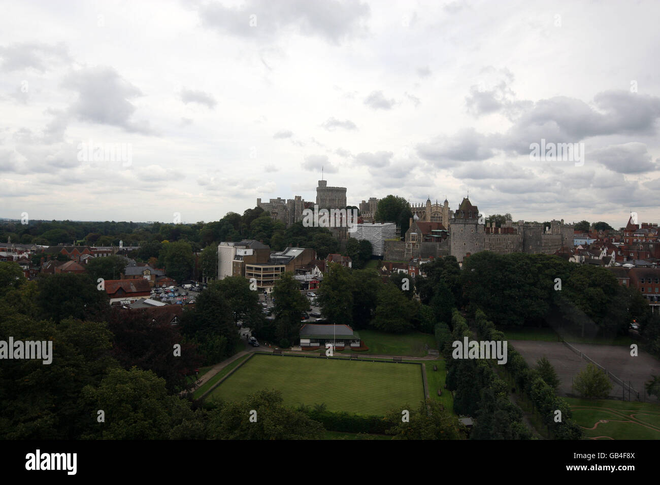 Royal Windsor ruota - giardini Alexandra Foto Stock