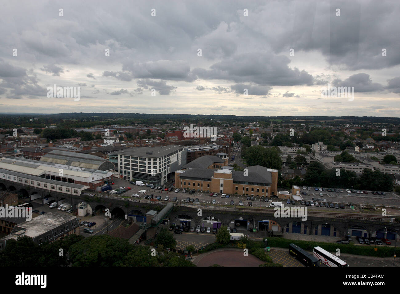 Royal Windsor ruota - giardini Alexandra Foto Stock