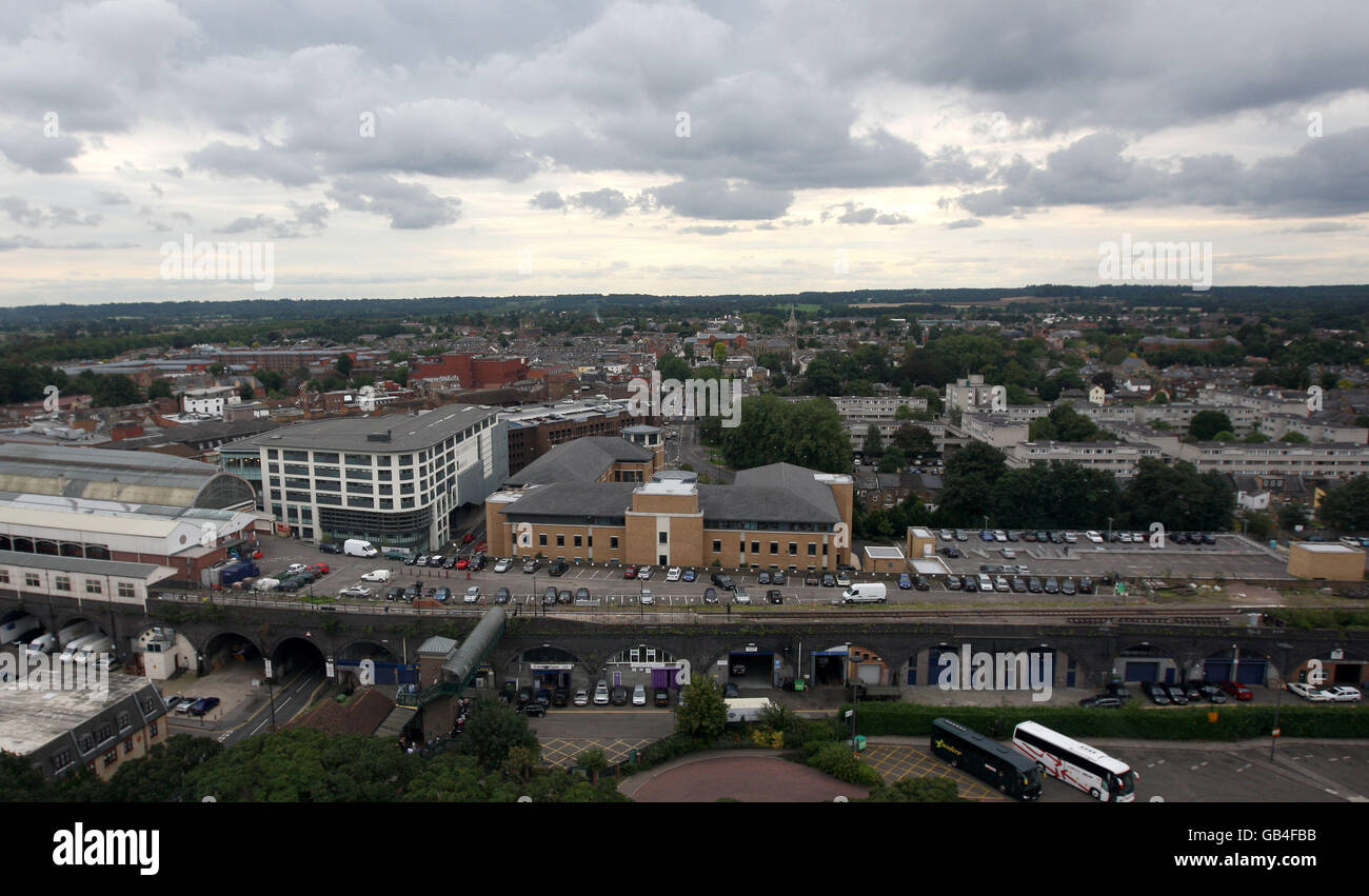 Una fotografia generica del centro di Windsor nel Berkshire. Foto Stock