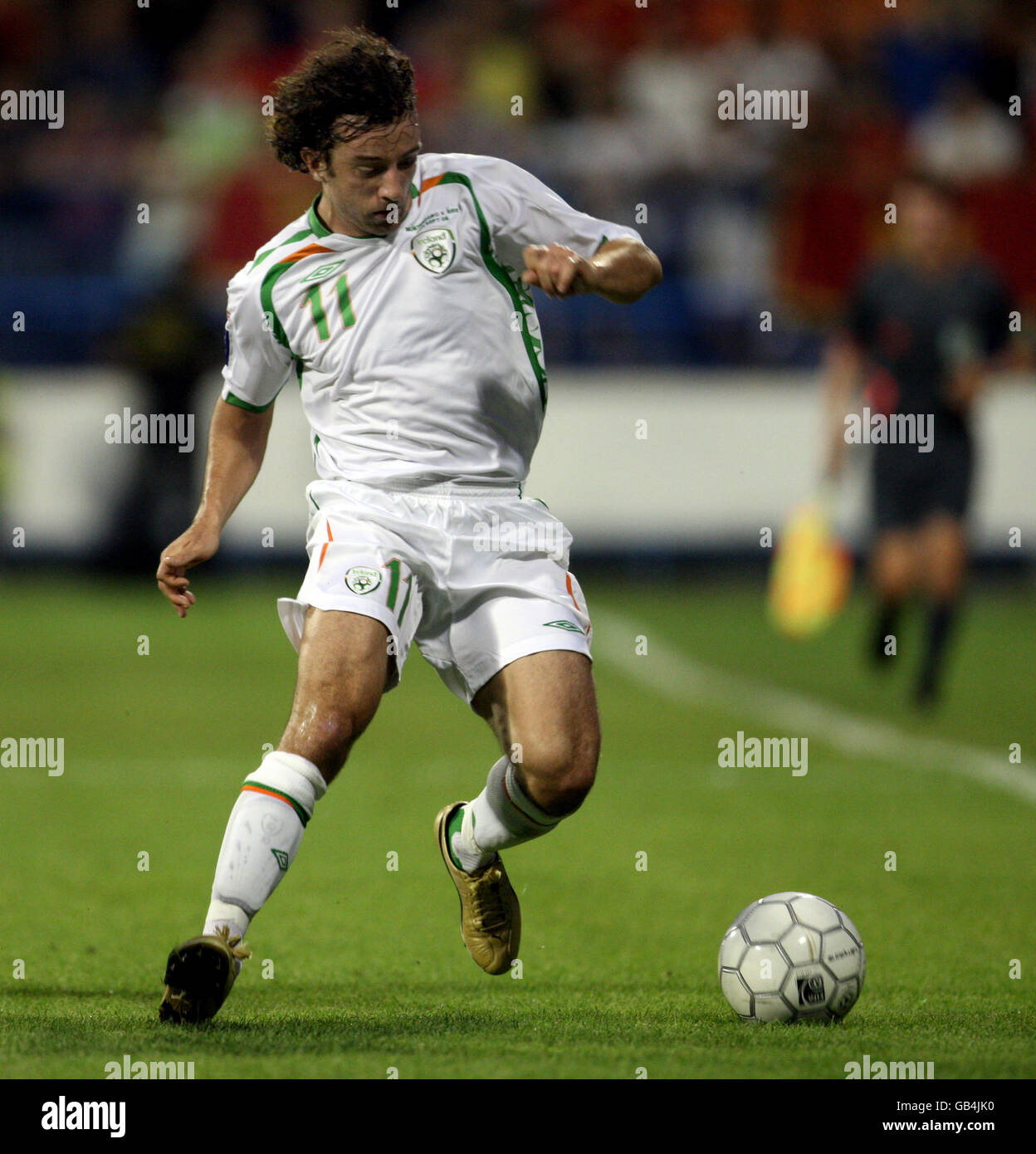 Calcio - Coppa del mondo Qualifiche - Gruppo otto - Montenegro / Repubblica d'Irlanda - il City Stadium. Steven Hunt, Repubblica d'Irlanda Foto Stock