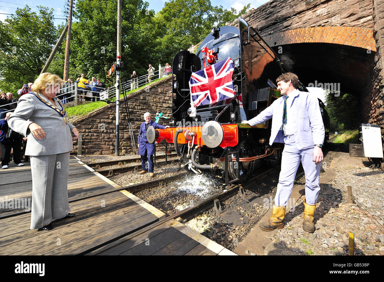 Locomotiva ricondizionato Foto Stock