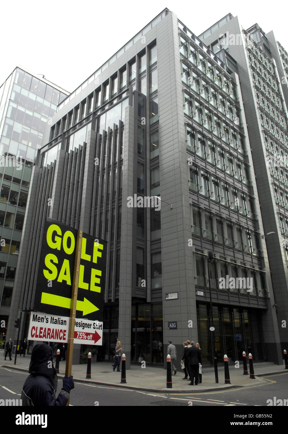 AIG - Londra. Una vista generale dell'edificio AIG in Fenchurch Street, Londra. Foto Stock