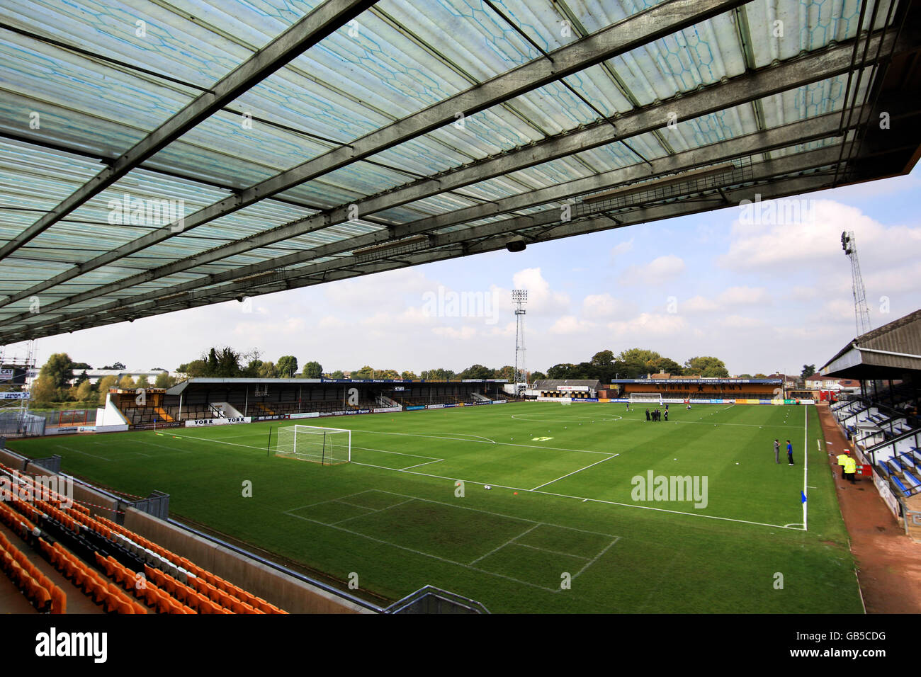 Cambridge Regno v Grays Athletic - il commercio assunzione Stadium Foto Stock