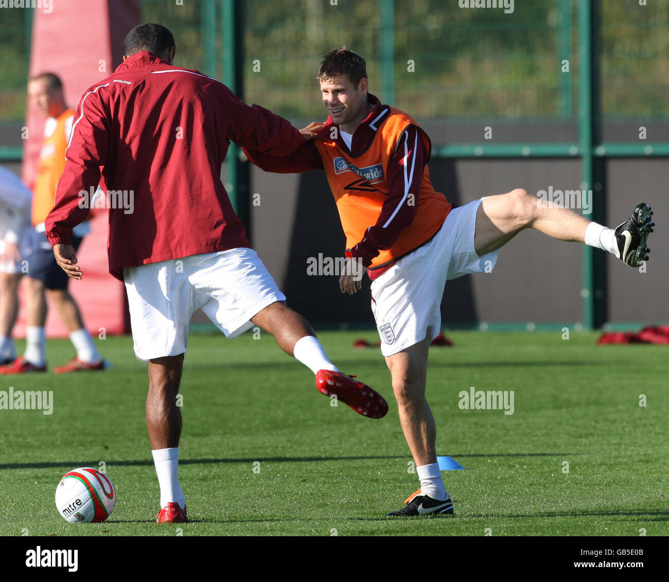 Calcio - Inghilterra U21 sessione di formazione - Bodymoore Heath Allenamento Foto Stock