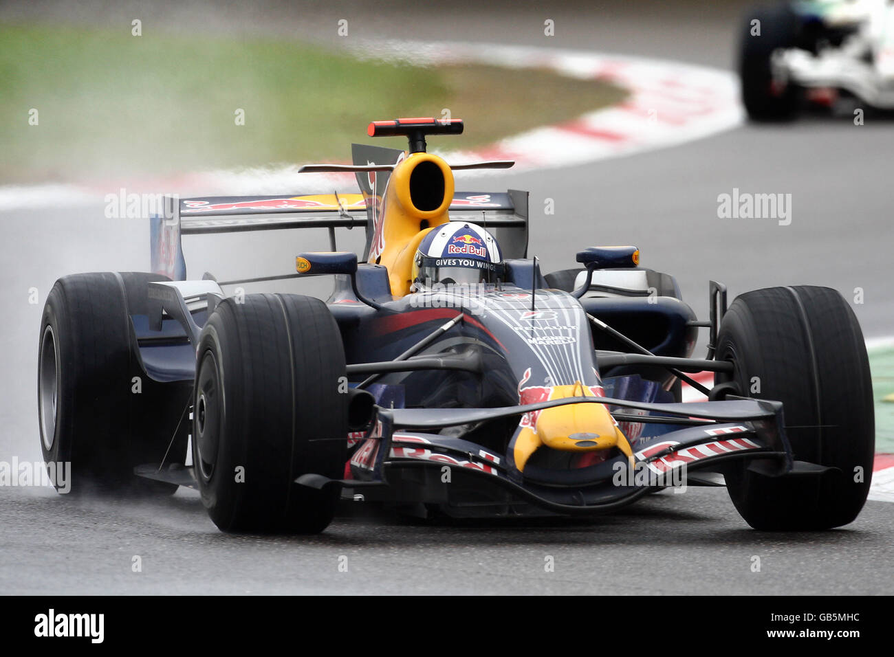 David Coulthard di Red Bull in azione durante il Gran Premio d'Italia a Monza. Foto Stock