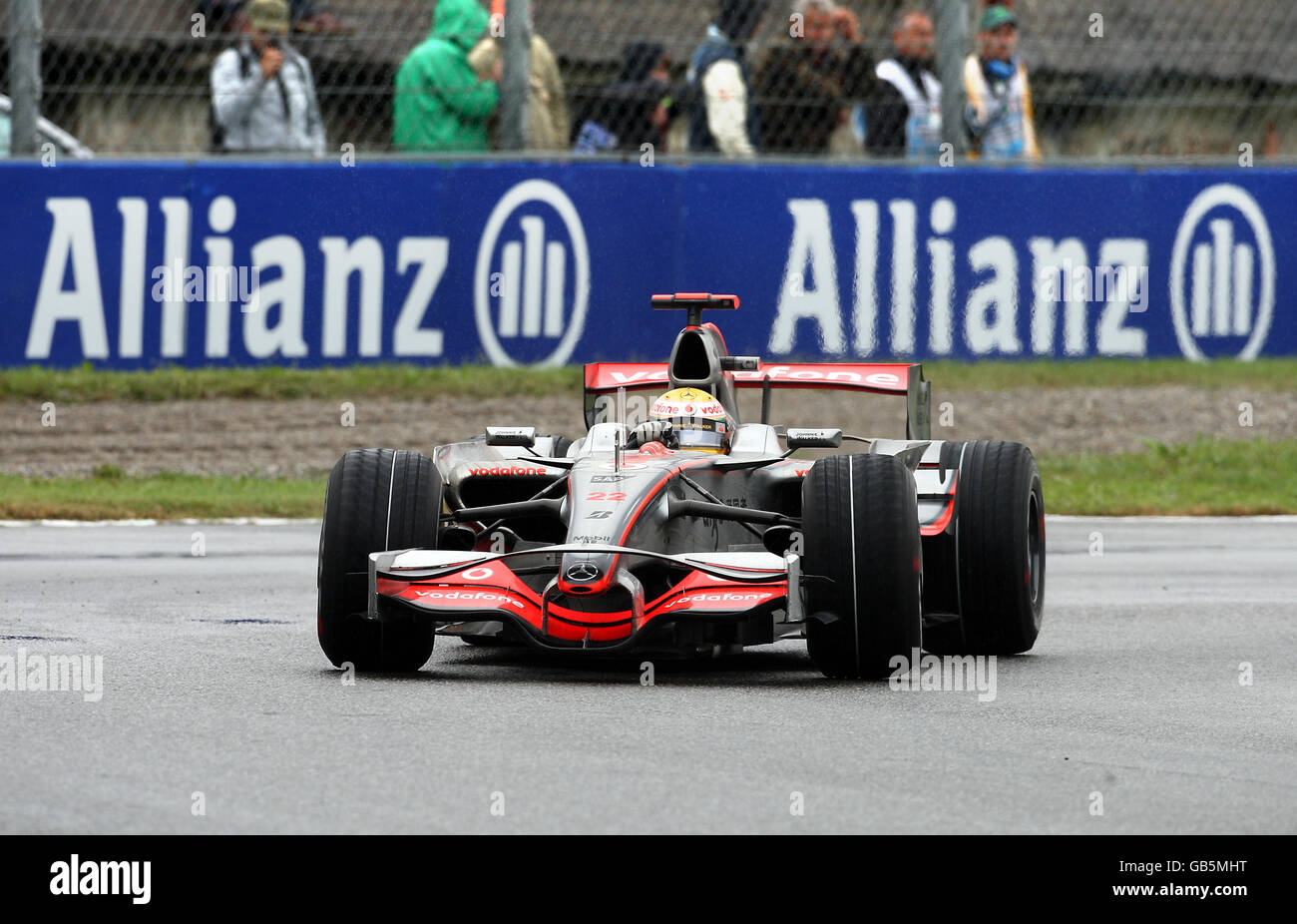 McLaren's Lewis Hamilton in azione durante il Gran Premio d'Italia a Monza. Foto Stock