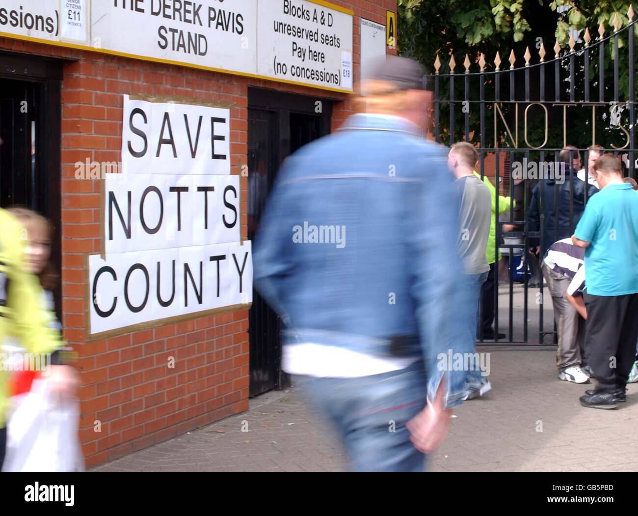 Calcio - a livello nazionale League Division Two - Notts County v il centro di Luton Foto Stock