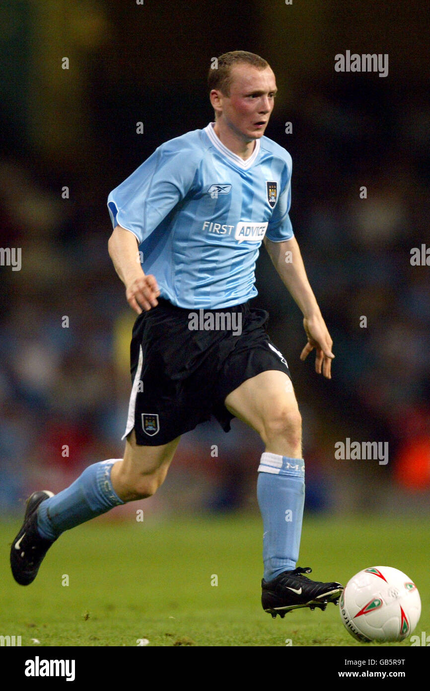 Calcio-Coppa UEFA primo turno di qualificazione - Seconda tappa - Totale di soluzioni di rete v Manchester City Foto Stock