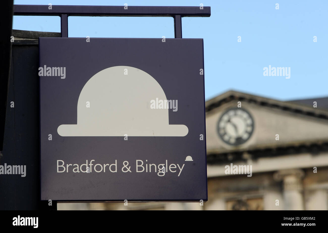 Succursale del prestatore di mutui Bradford & Bingley a Chelmsford, Essex. Foto Stock