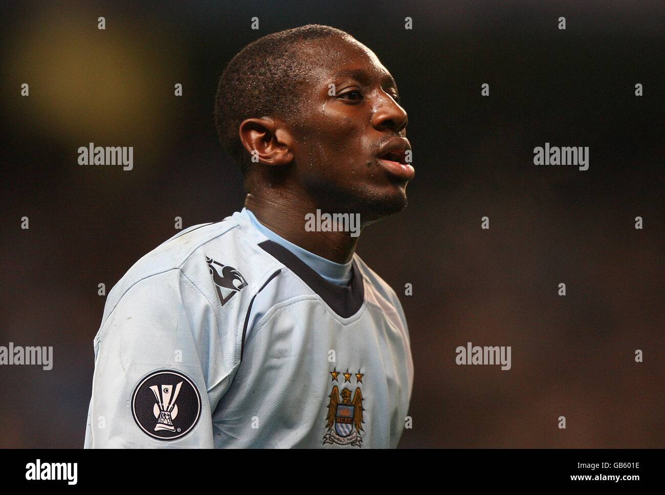 Calcio - Coppa UEFA - Prima fase - Seconda tappa - Manchester City v Omonia Nicosia - City of Manchester Stadium Foto Stock