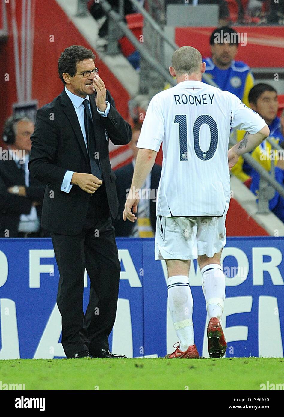 Calcio - Coppa del Mondo FIFA 2010 - turno di qualificazione - Gruppo 6 - Inghilterra v Kazakistan - Wembley Stadium Foto Stock