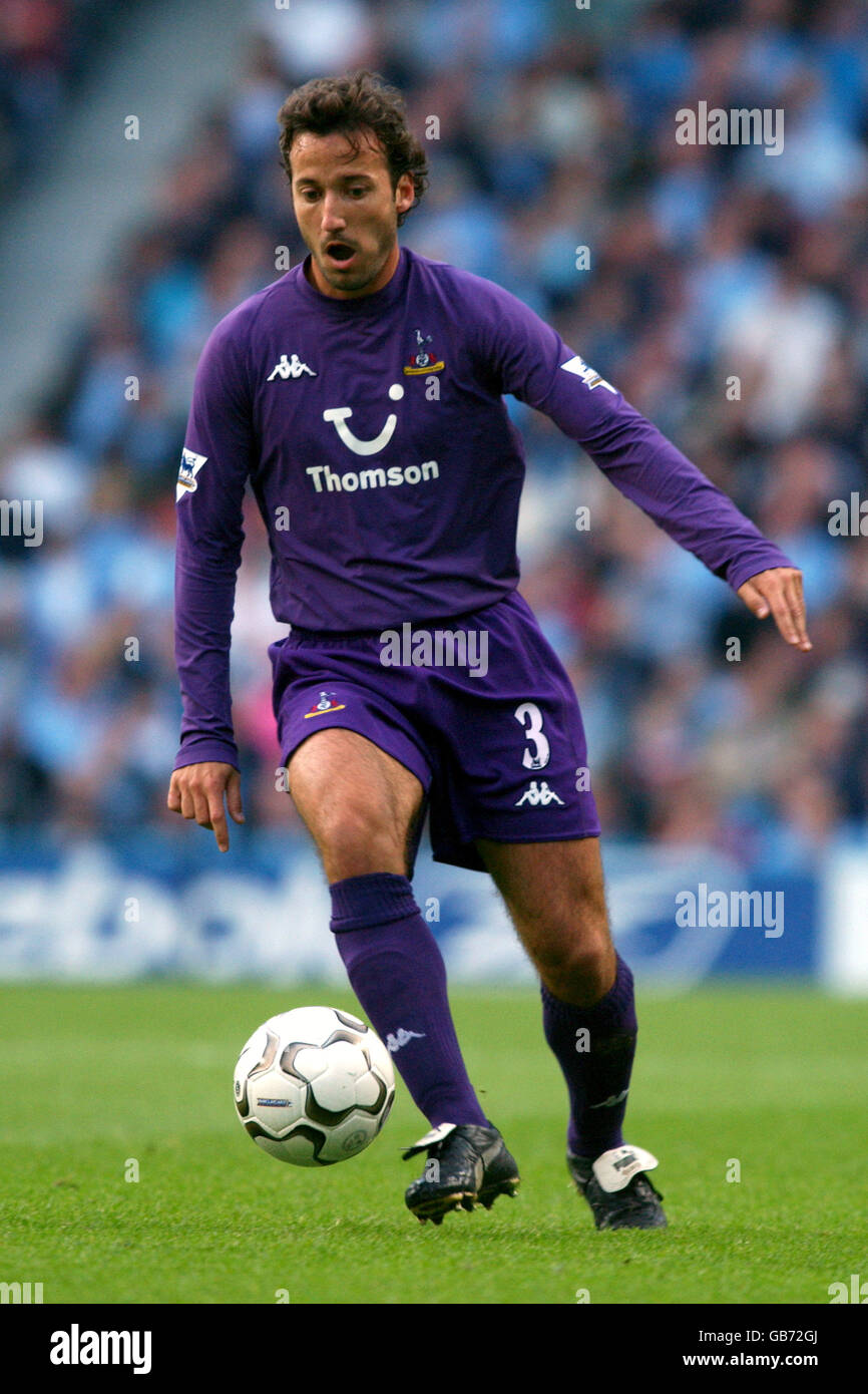 Calcio - fa Barclaycard Premiership - Manchester City v Tottenham Hotspur. Mauricio Tarco, Tottenham Hotspur Foto Stock