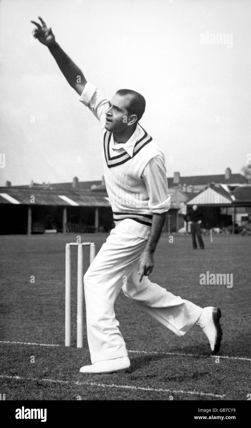 Cricket - India Tour of England - Nets - Lord's. Ghulam Ahmed, wicketkeeper indiano Foto Stock