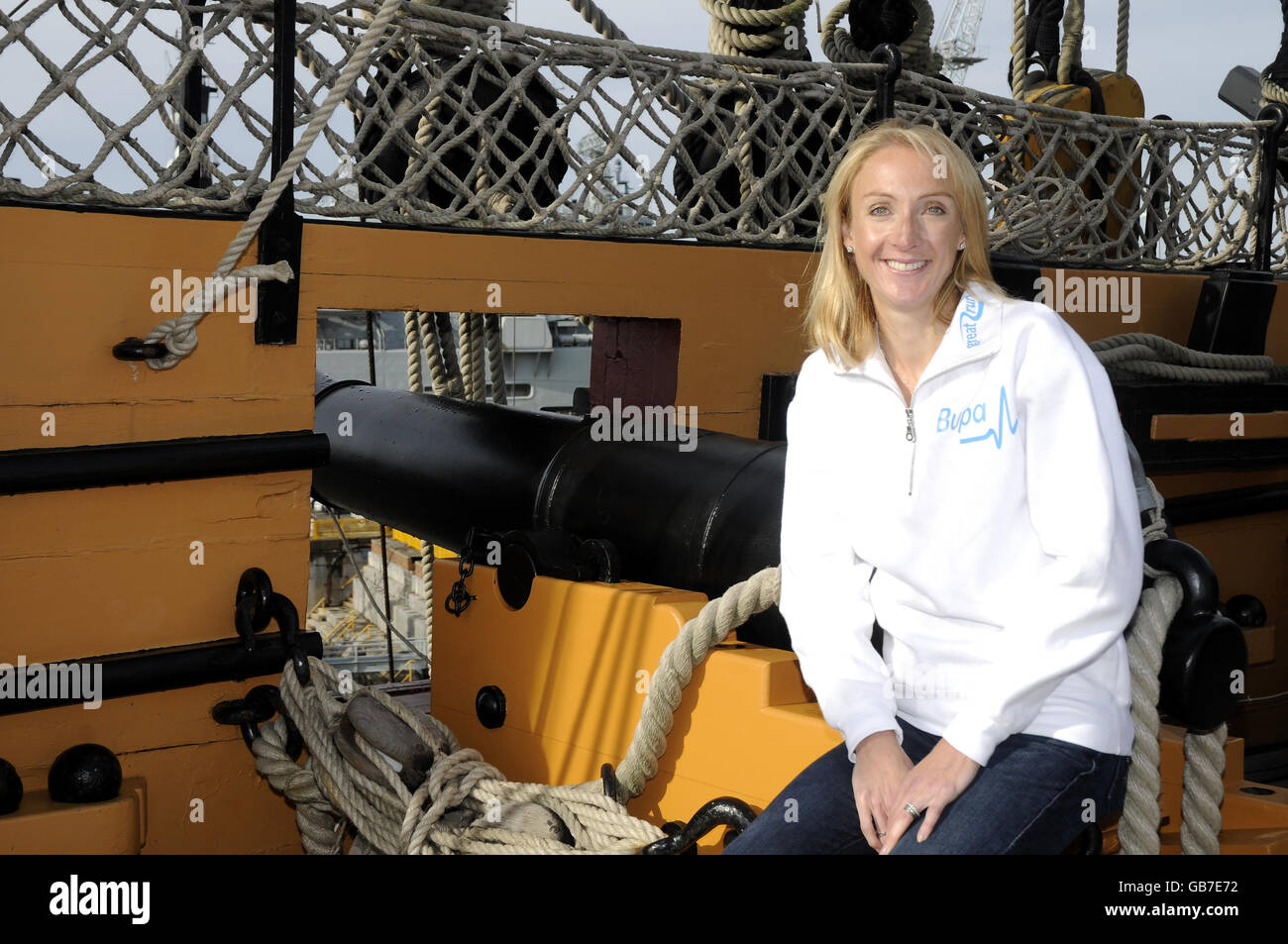 Atletica - Bupa Great South Run - Conferenza stampa - HMS Victory Foto Stock