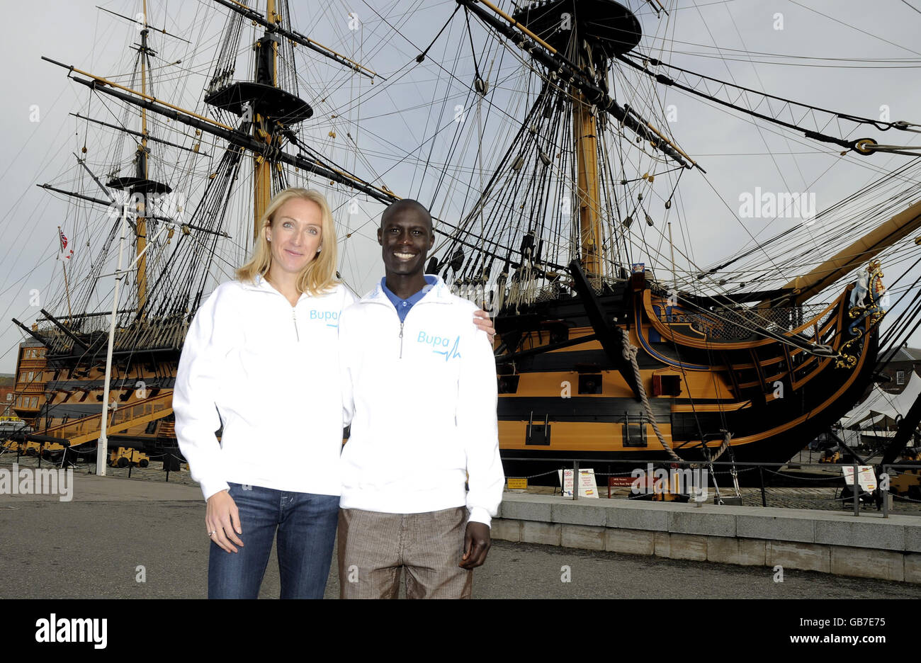 Atletica - Bupa Great South Run - Conferenza stampa - HMS Victory Foto Stock