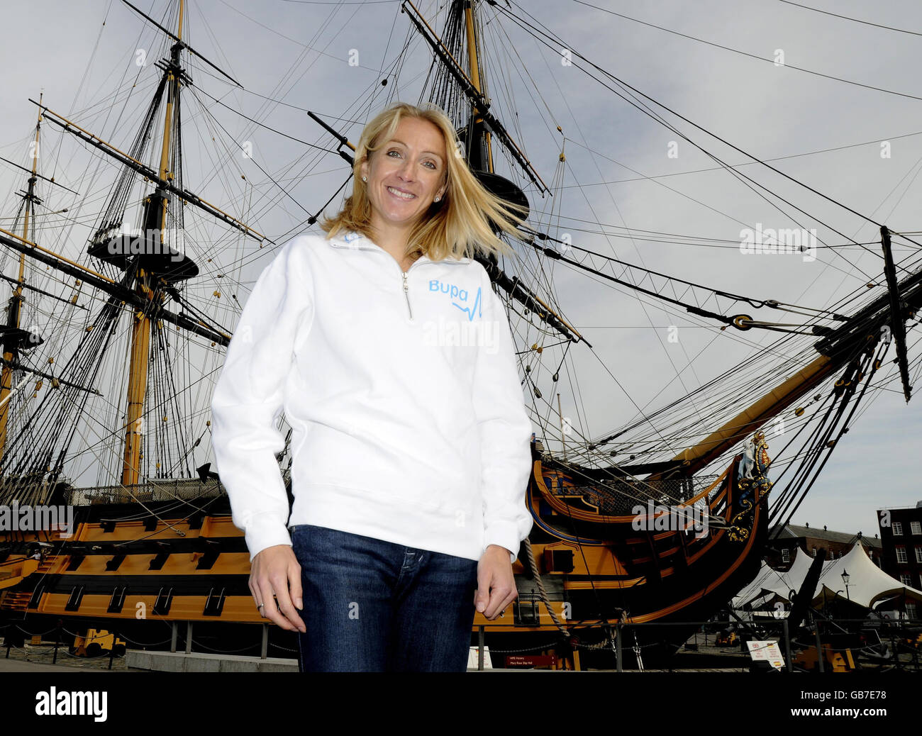 Atletica - Bupa Great South Run - Conferenza stampa - HMS Victory Foto Stock