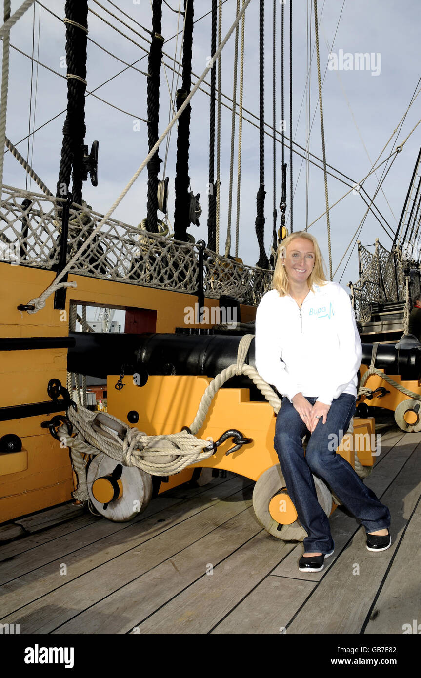 Atletica - Bupa Great South Run - Conferenza stampa - HMS Victory Foto Stock