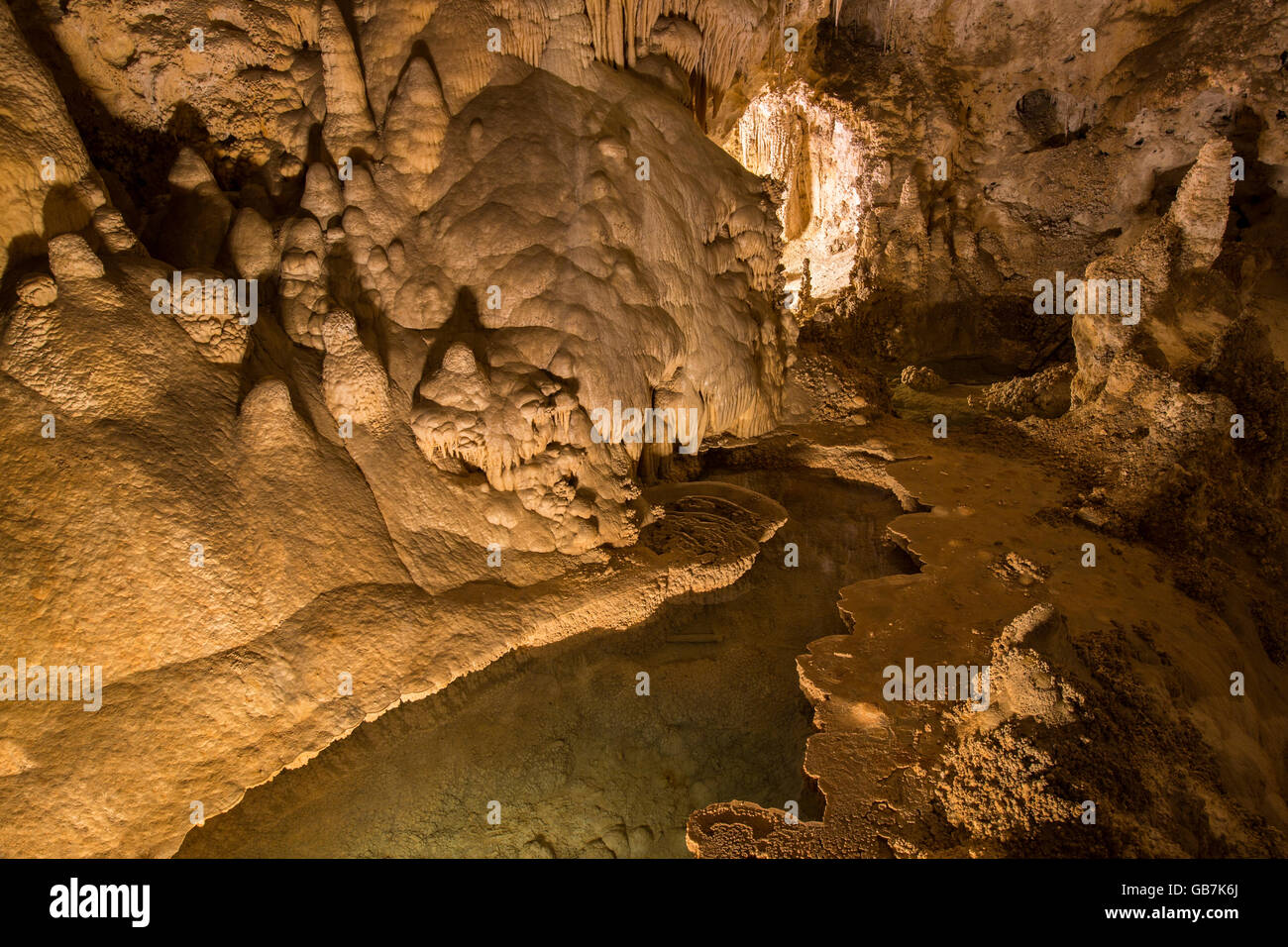 Parco nazionale di Carlsbad Cavern, Nuovo Messico Foto Stock